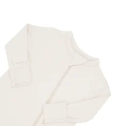 Kyte Baby Zippered Romper in Oat Outlet