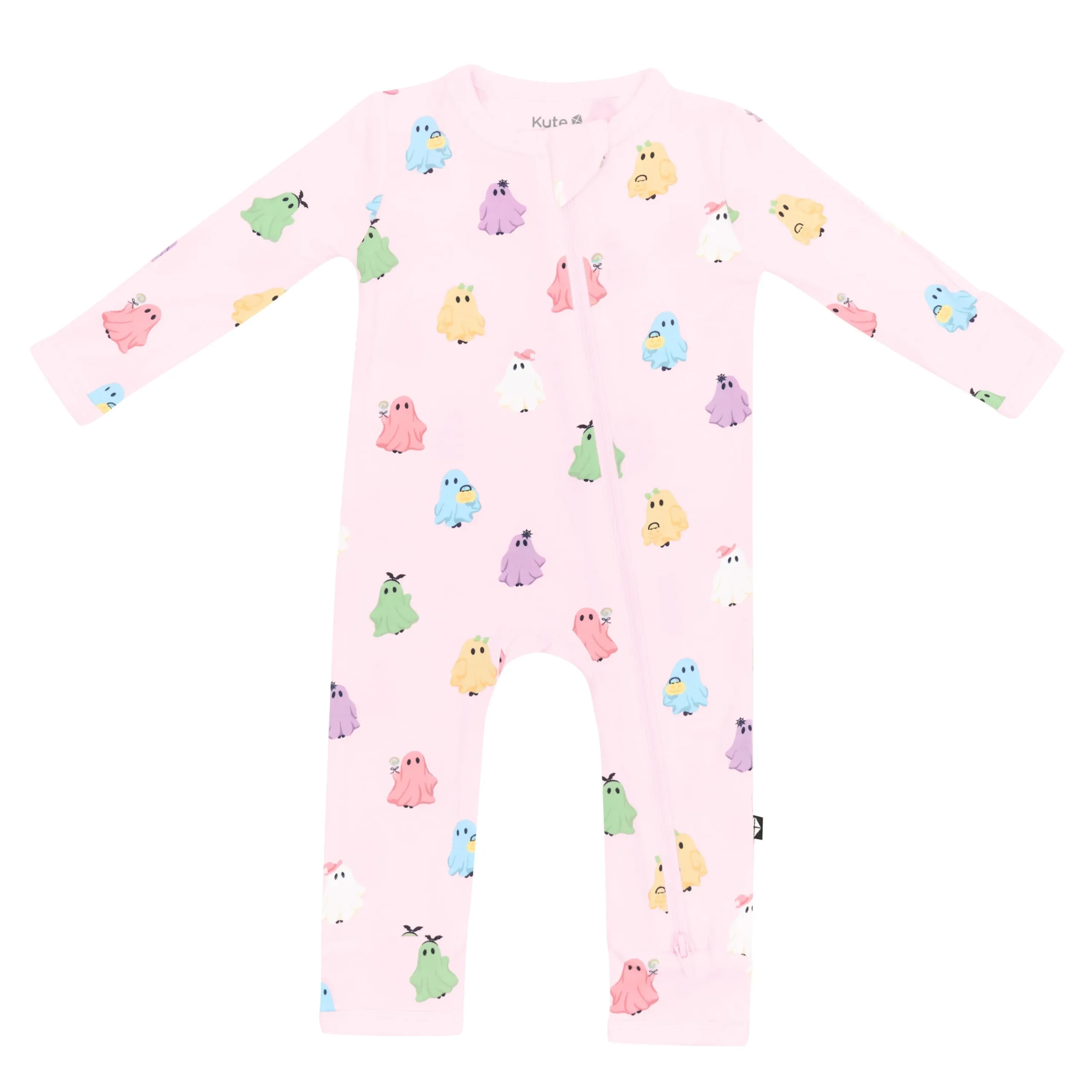 Kyte Baby Zippered Romper in Pastel Ghost Clearance