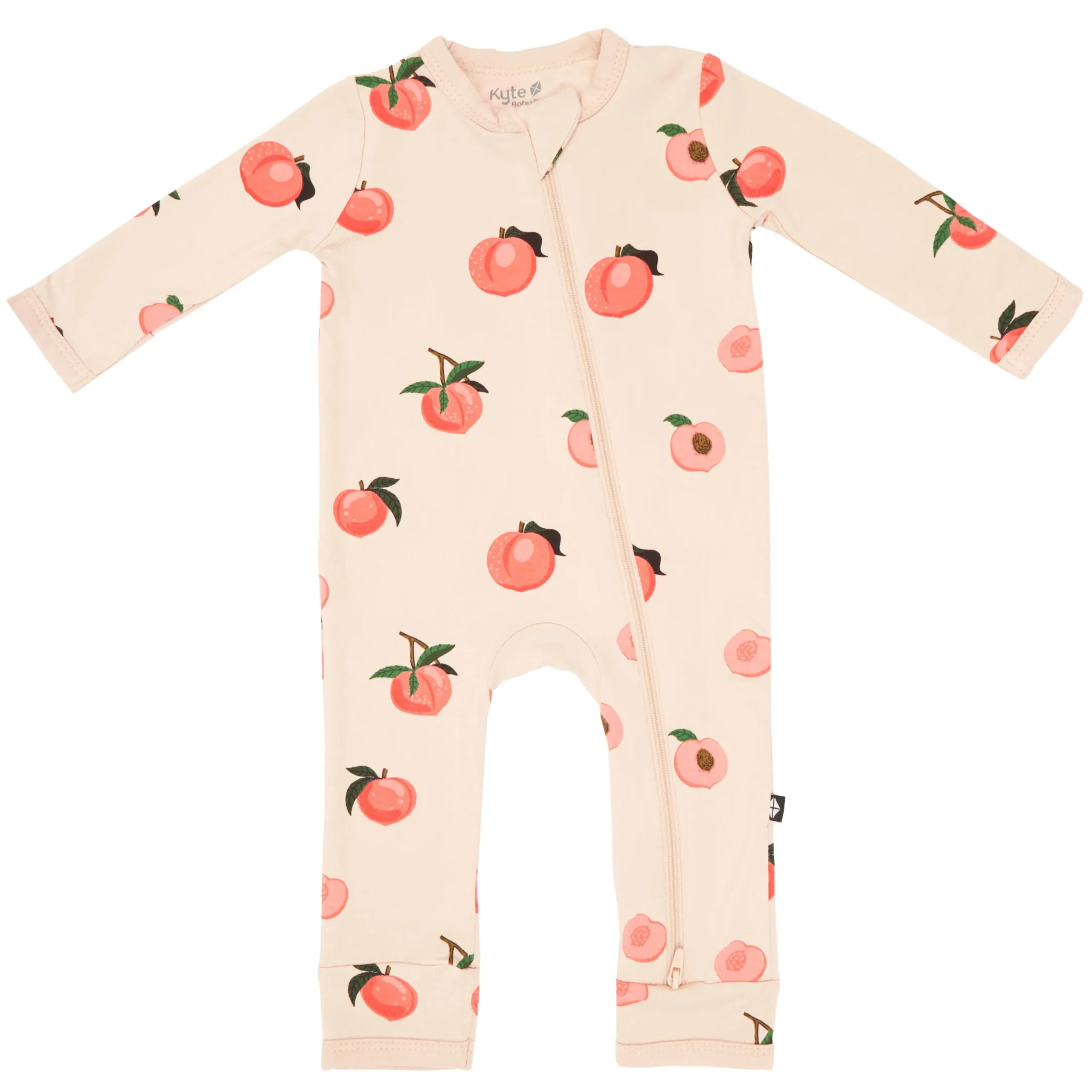 Kyte Baby Zippered Romper in Peach Online