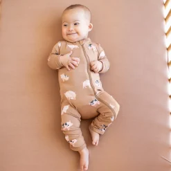 Kyte Baby Zippered Romper in Pig Outlet