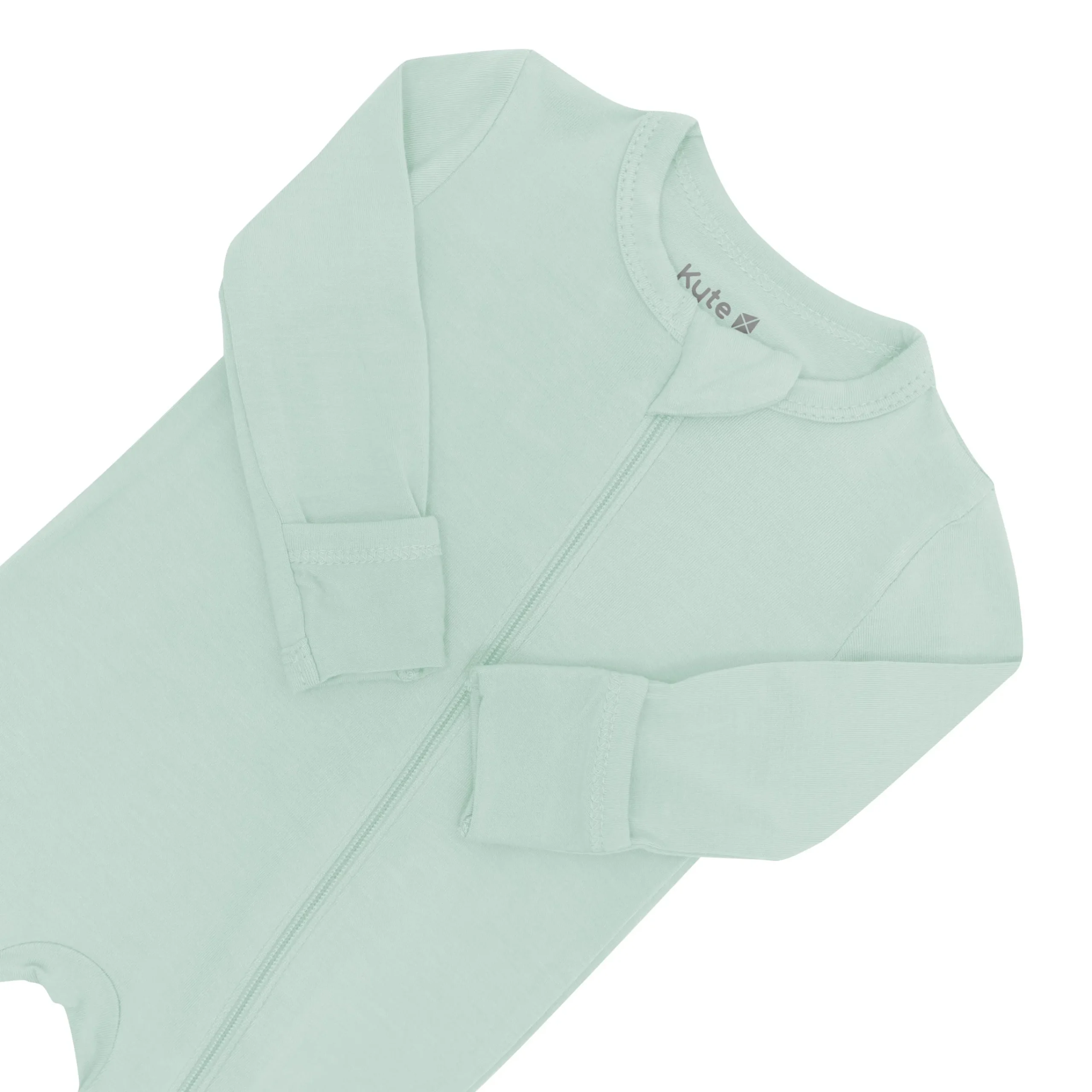 Kyte Baby Zippered Romper in Sage Hot