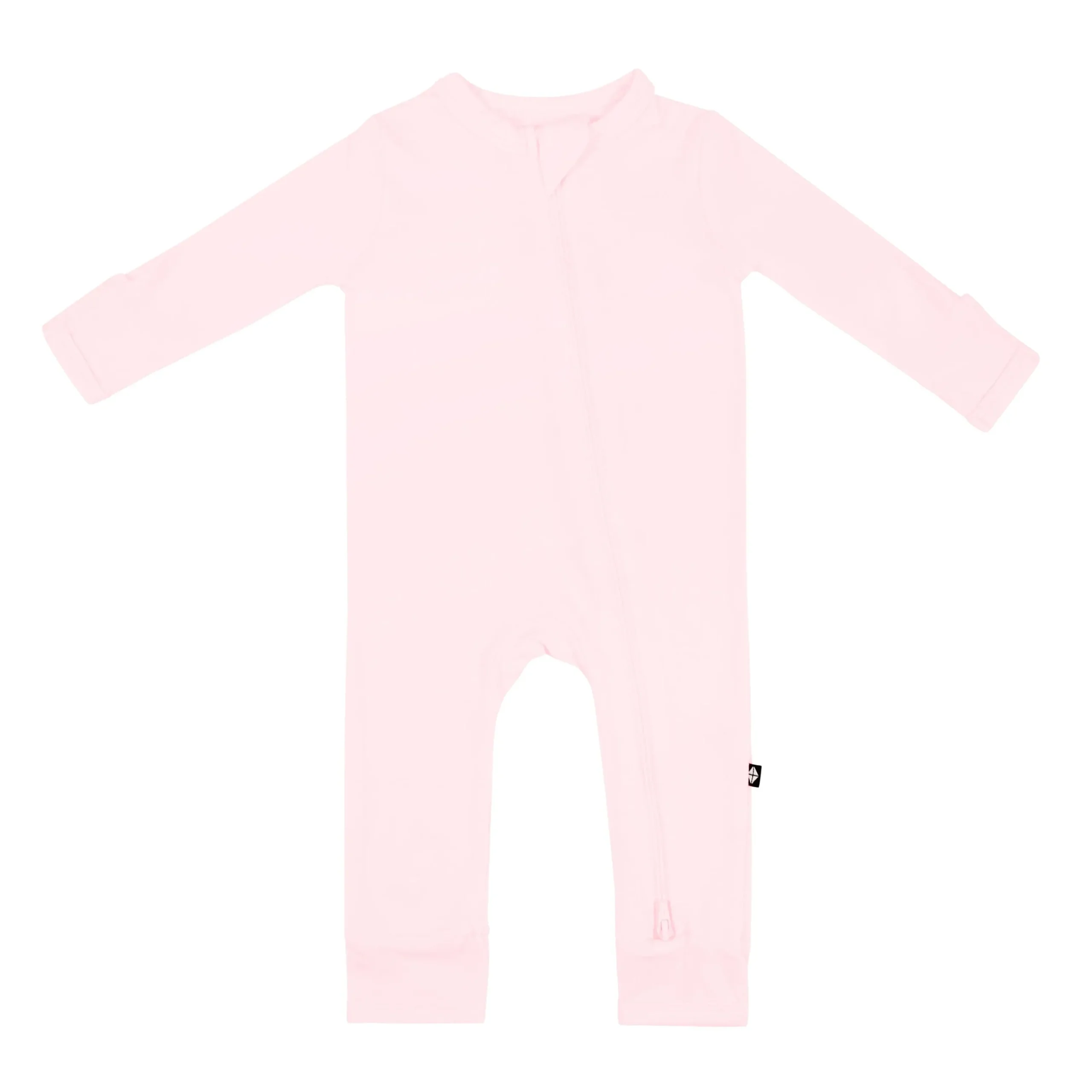 Kyte Baby Zippered Romper in Sakura Clearance