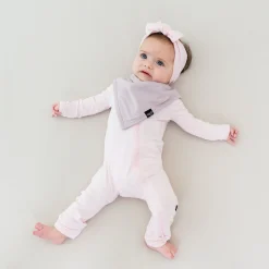 Kyte Baby Zippered Romper in Sakura Clearance