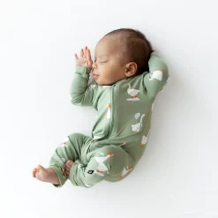 Kyte Baby Zippered Romper in Silly Goose