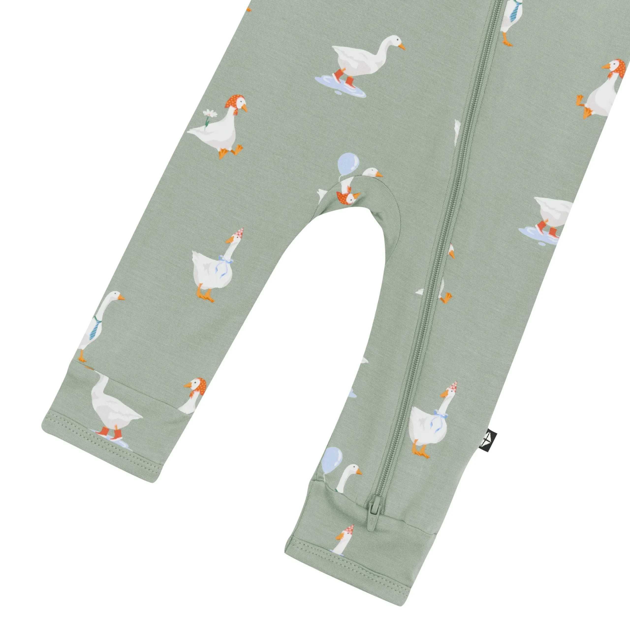 Kyte Baby Zippered Romper in Silly Goose