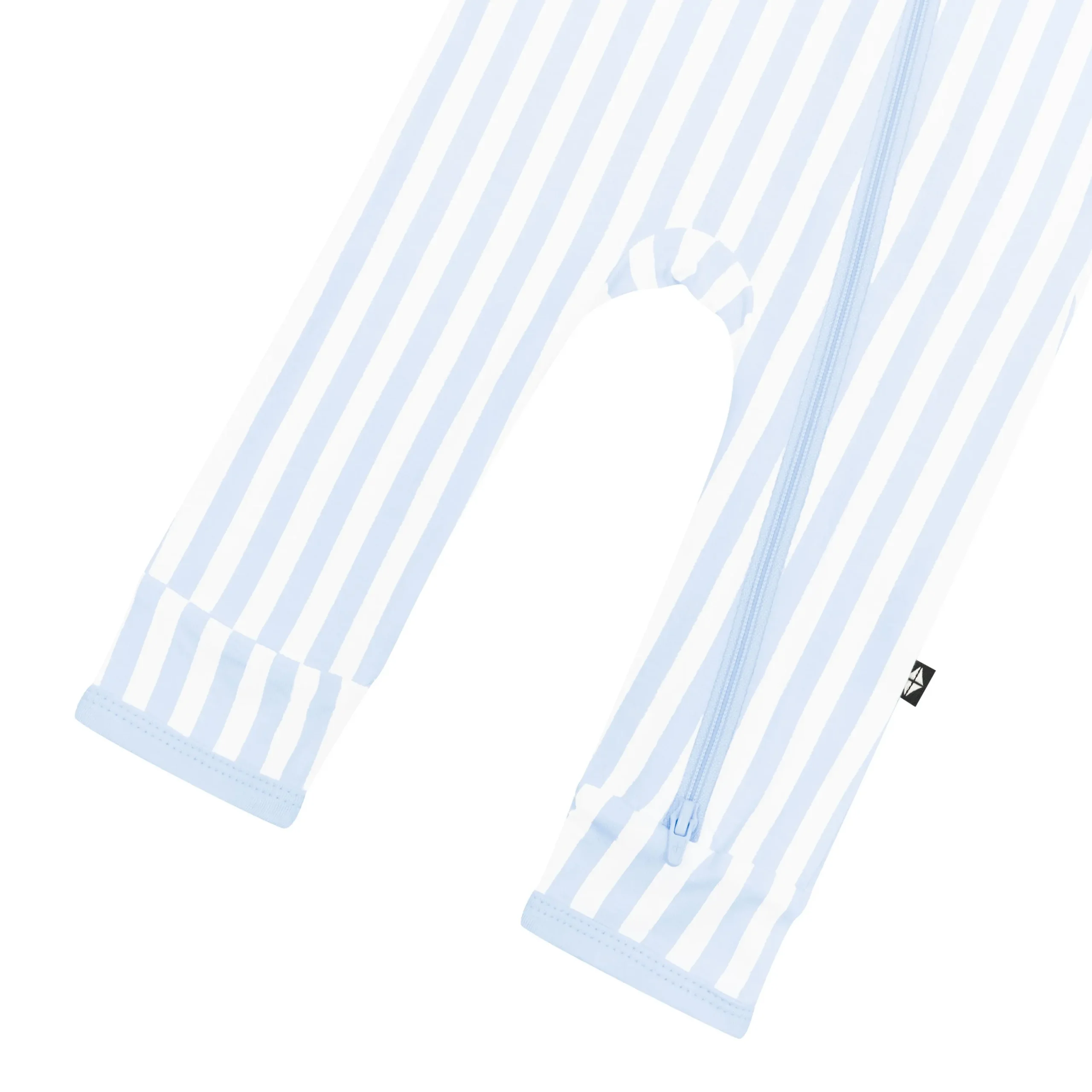Kyte Baby Zippered Romper in Small Mist Stripe Online