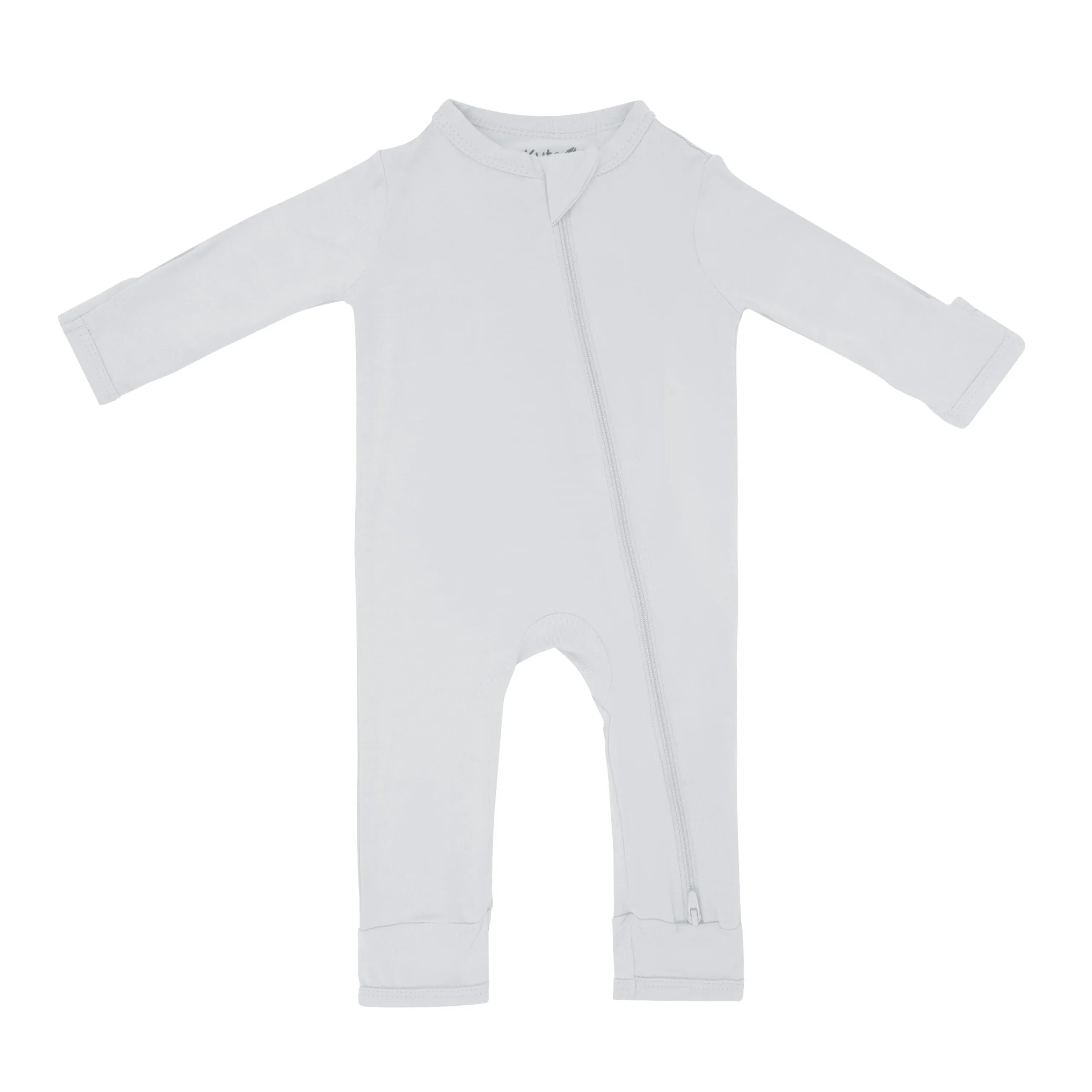 Kyte Baby Zippered Romper in Storm
