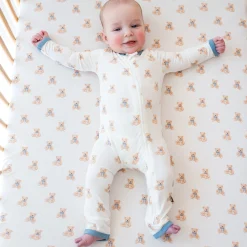 Kyte Baby Zippered Romper in Teddy Bear