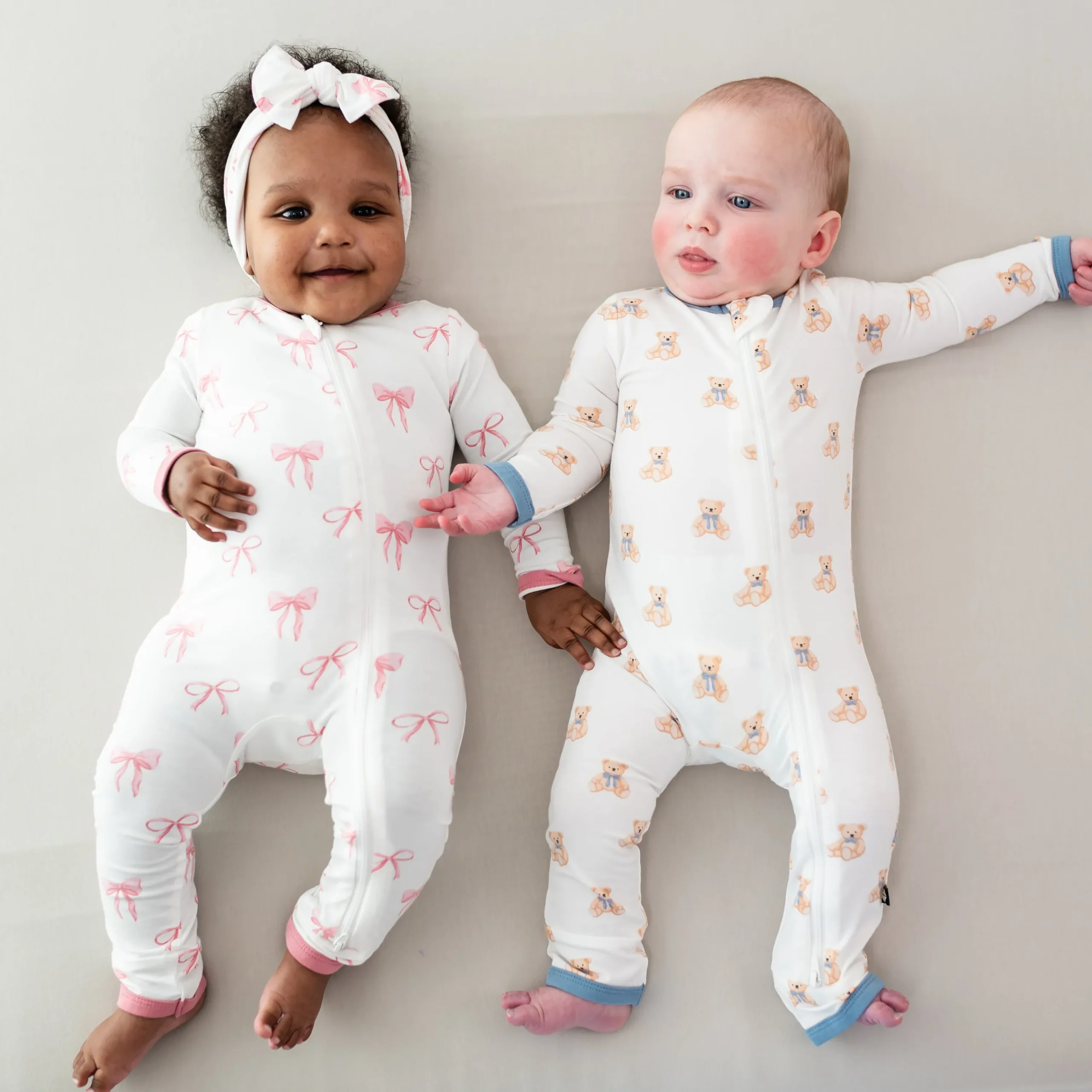 Kyte Baby Zippered Romper in Teddy Bear