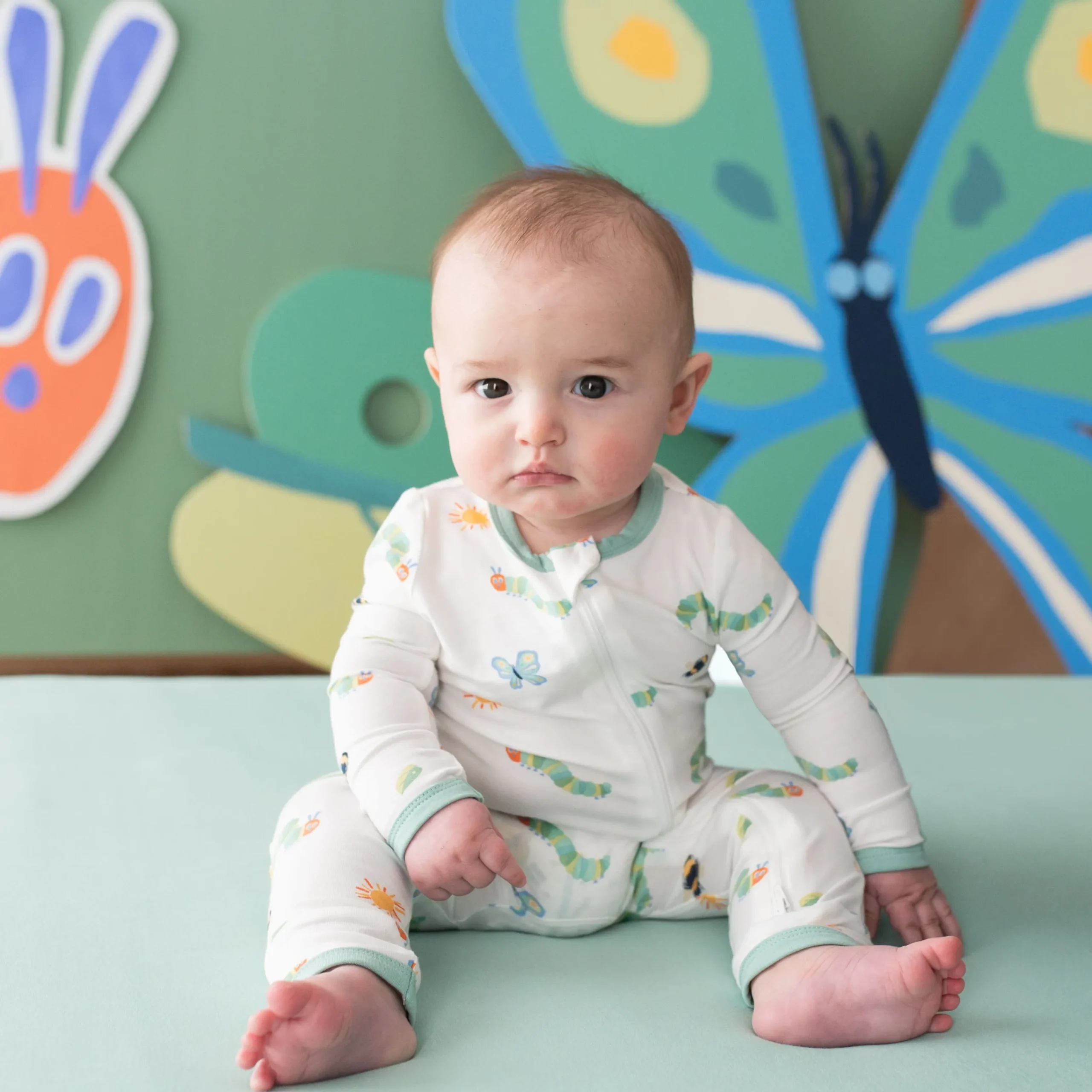 Kyte Baby Zippered Romper in The Very Hungry Caterpillar™ and Friends New