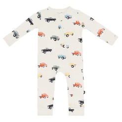Kyte Baby Zippered Romper in Vintage Truck Clearance