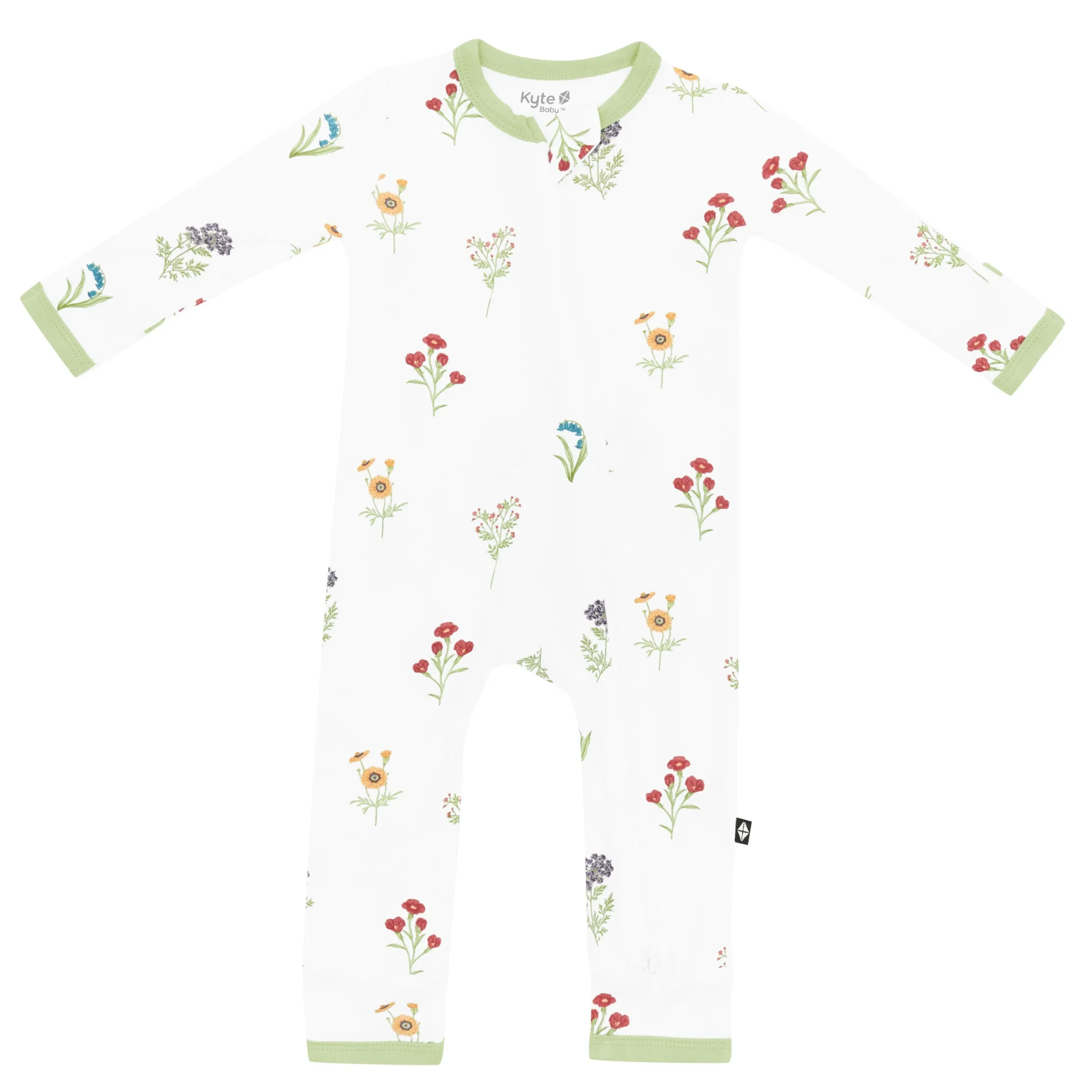 Kyte Baby Zippered Romper in Wildflower Sale
