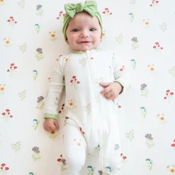 Kyte Baby Zippered Romper in Wildflower Sale