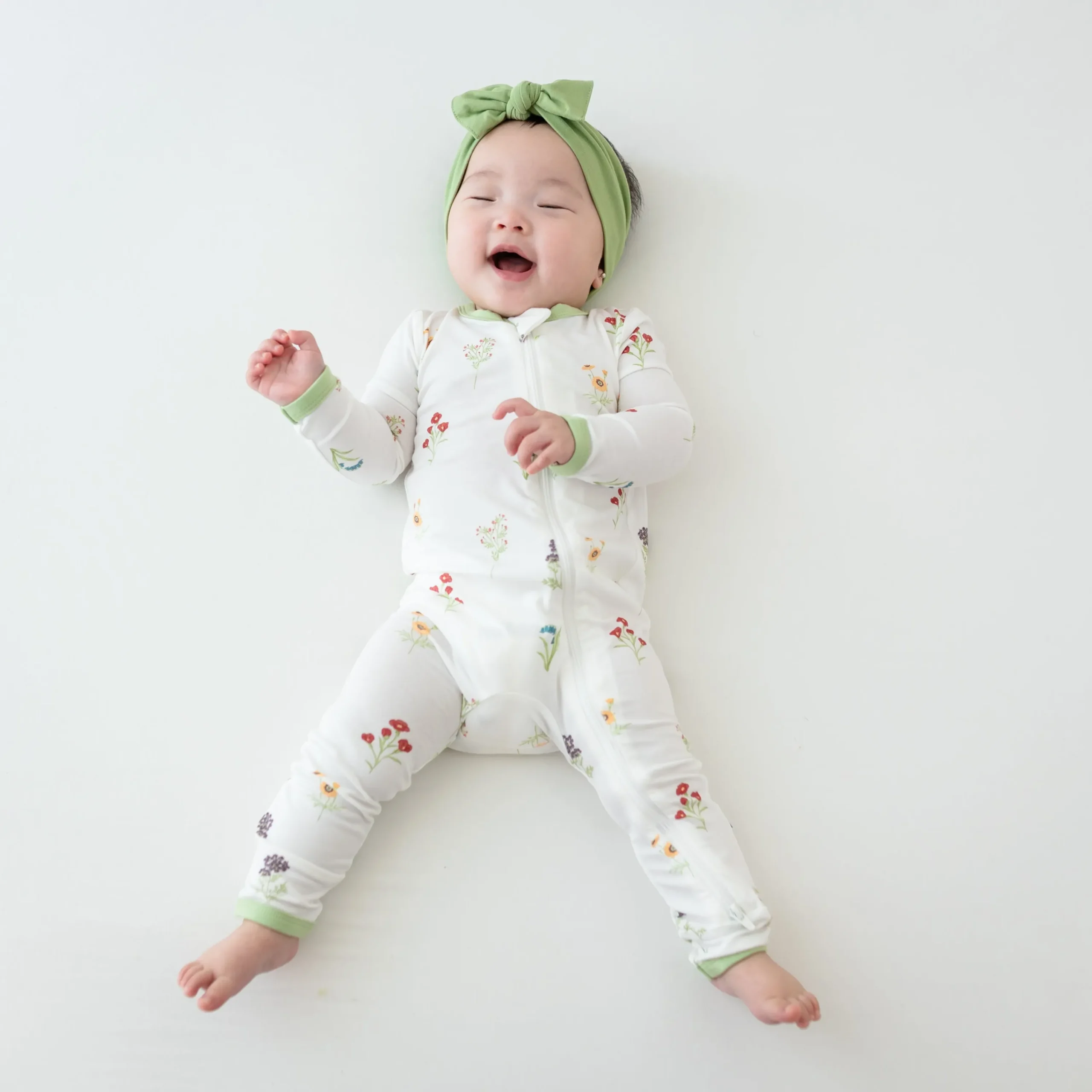 Kyte Baby Zippered Romper in Wildflower Sale
