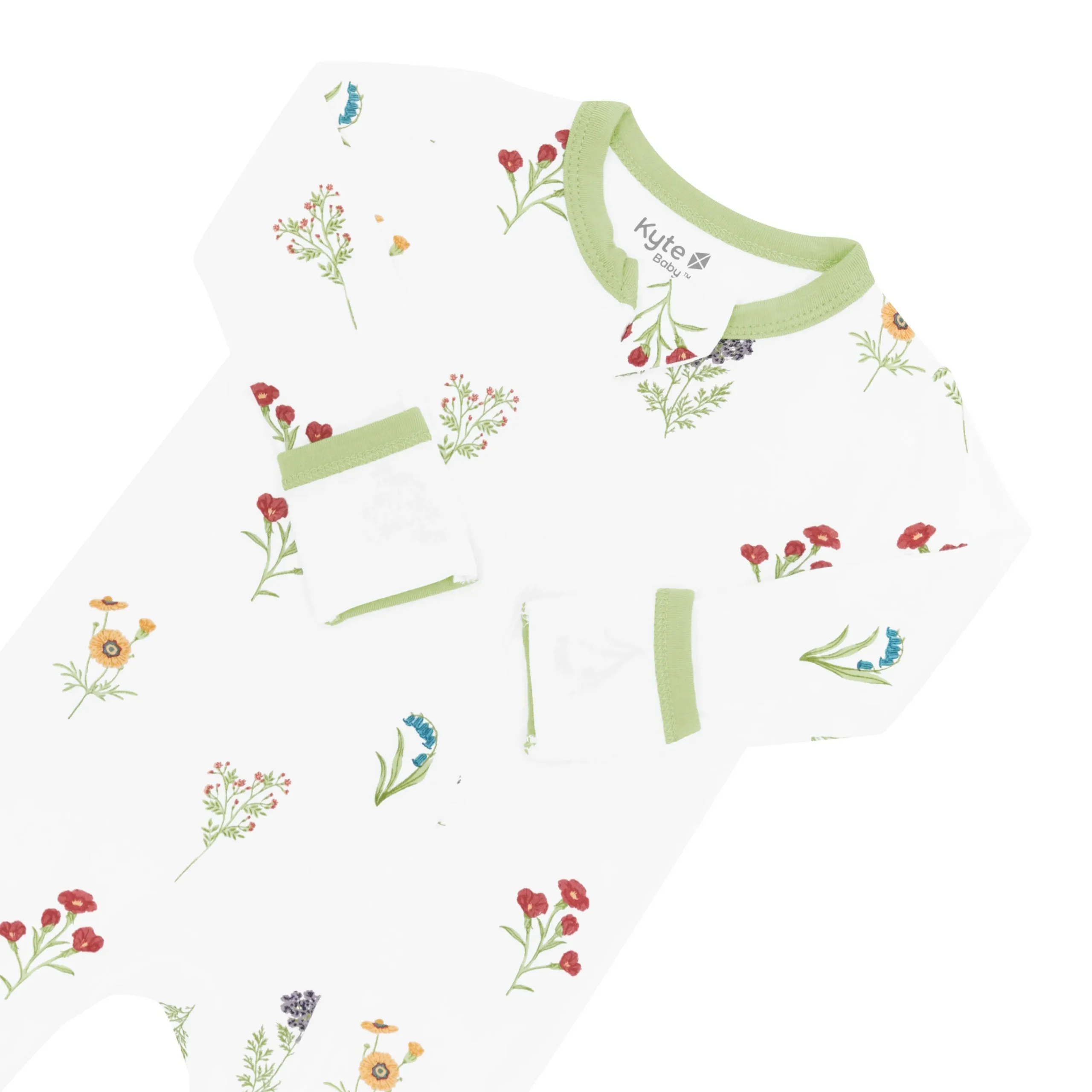 Kyte Baby Zippered Romper in Wildflower Sale