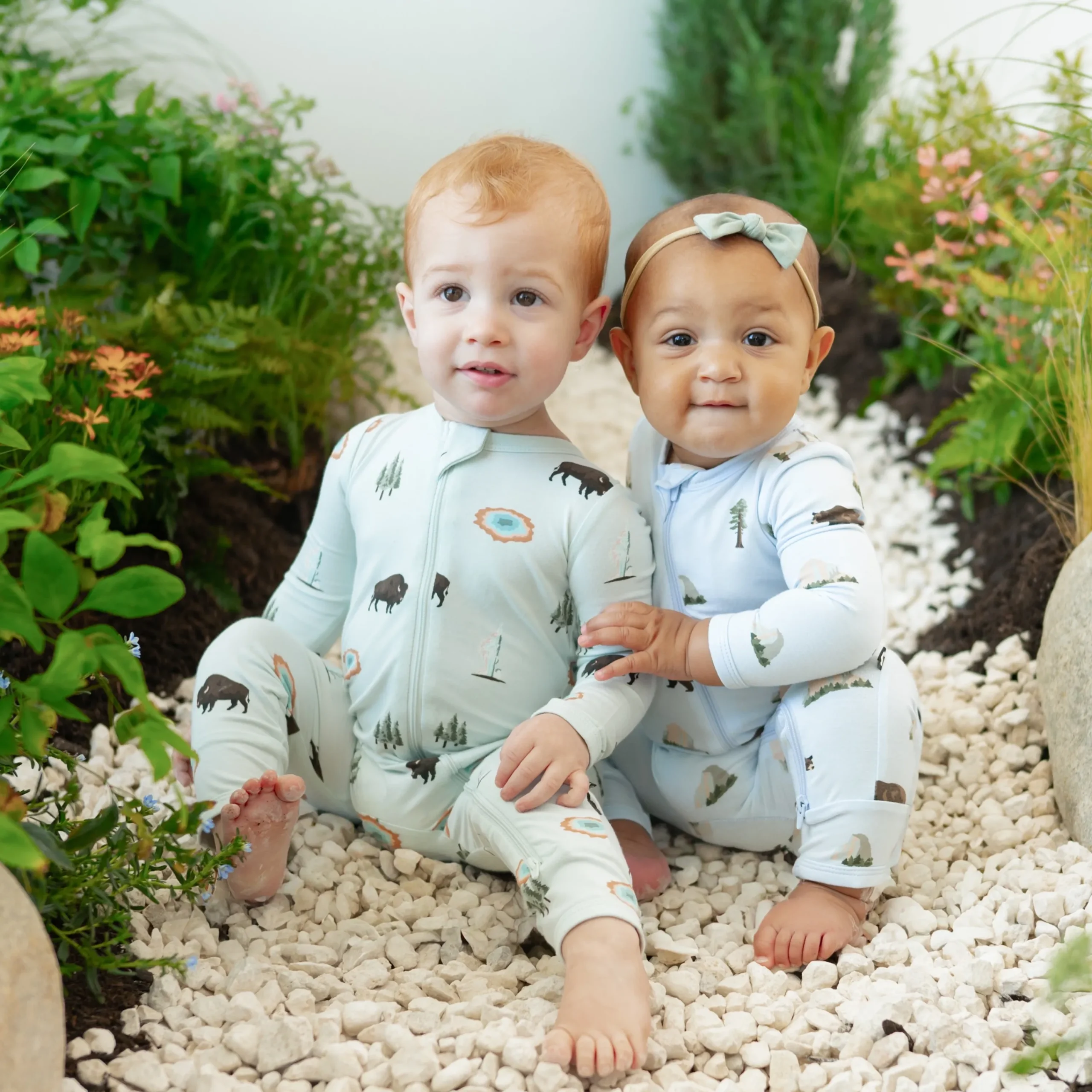 Kyte Baby Zippered Romper in Yellowstone Clearance