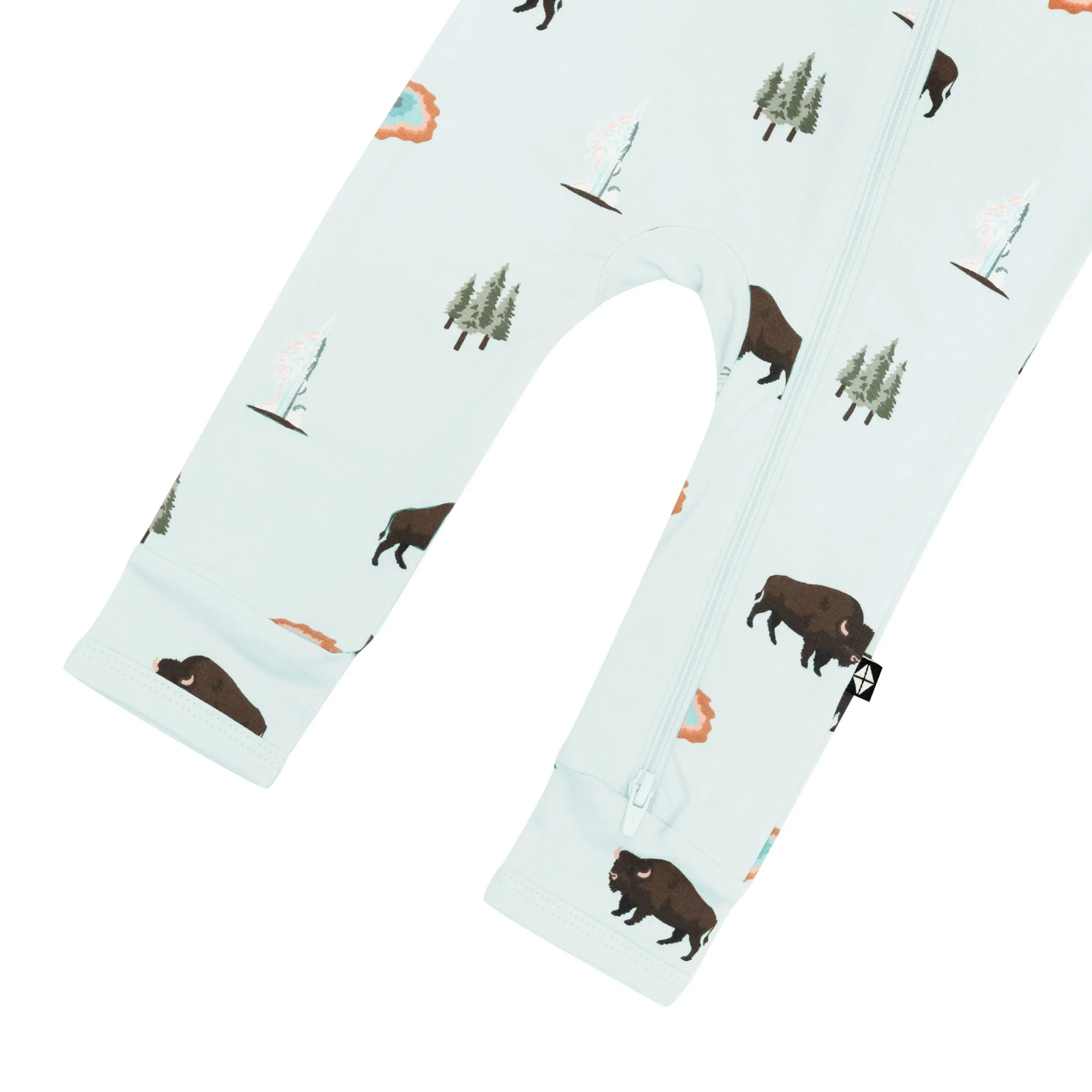 Kyte Baby Zippered Romper in Yellowstone Clearance