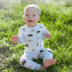 Kyte Baby Zippered Romper in Yosemite Clearance
