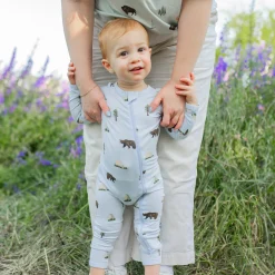 Kyte Baby Zippered Romper in Yosemite Clearance