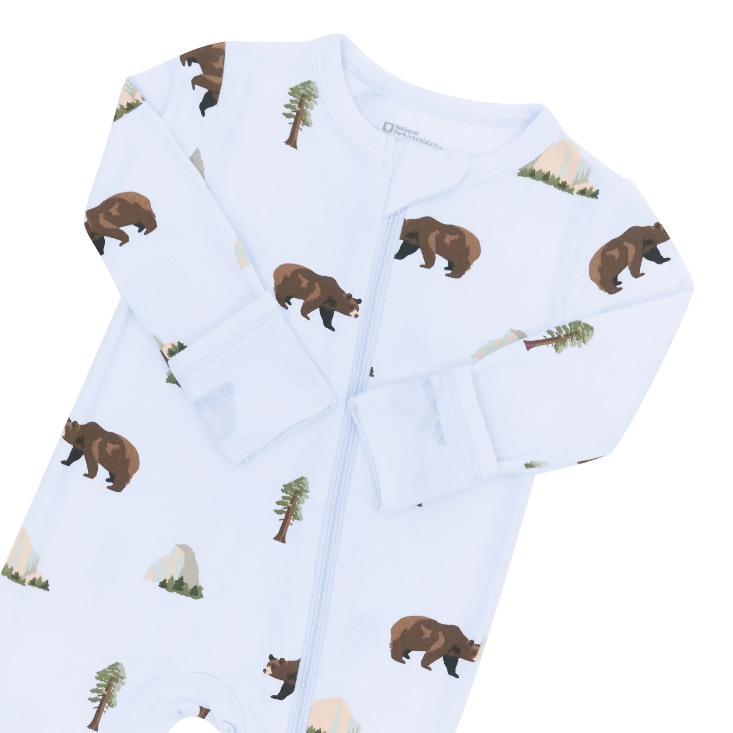 Kyte Baby Zippered Romper in Yosemite Clearance