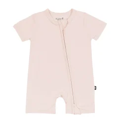 Kyte Baby Zippered Shortall Romper in Blush Discount