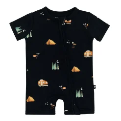 Kyte Baby Zippered Shortall Romper in Under the Stars Outlet