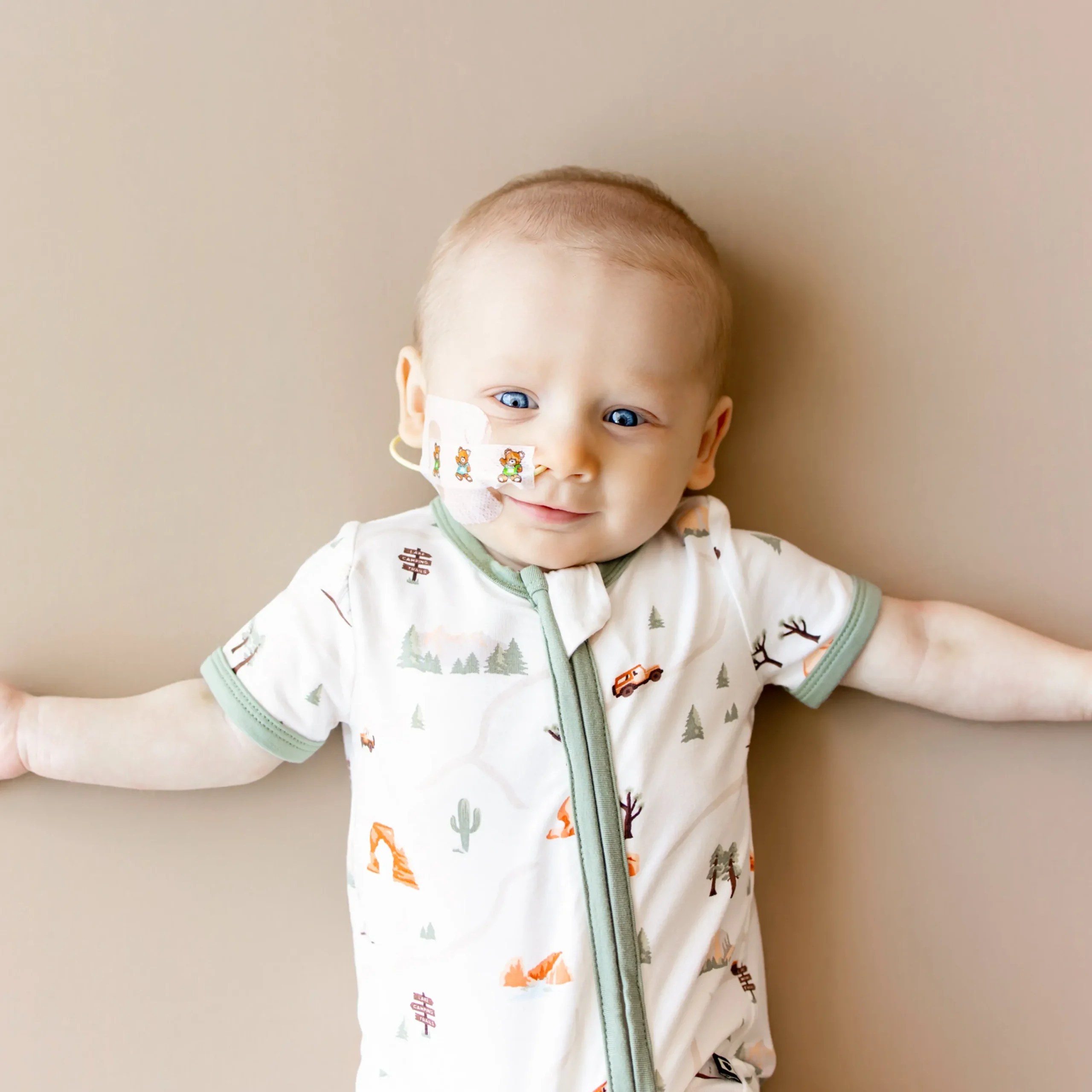 Kyte Baby Zippered Shortall Romper in Road Trip Discount