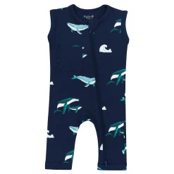 Kyte Baby Zippered Sleeveless Romper in Humpback