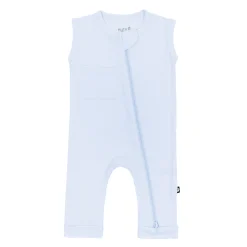 Kyte Baby Zippered Sleeveless Romper in Mist New